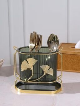 HOME 360 - Gingko Leaves Spoons Stand-Cutlery Holder