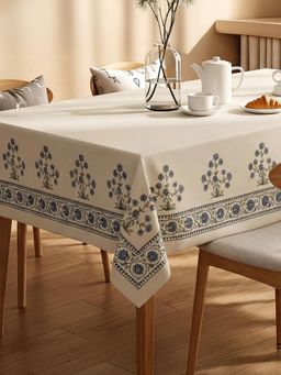 Urban Space - Sicilia Anti Skid & Water Resistant Premium Table Cover - Indigo Day