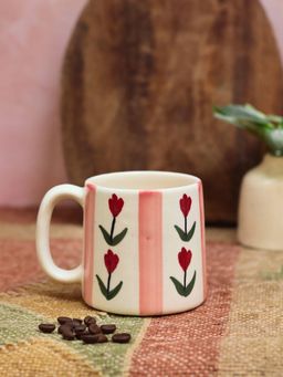 WEAVING HOMES - Tulip Floral Mug Microwave & Dishwasher Safe