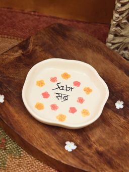 WEAVING HOMES - Sabr Handmade Dessert Plate Microwave & Dishwasher Safe
