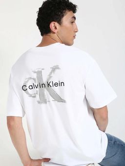 Calvin Klein - Logo Oversized Fit Cotton T-Shirt White