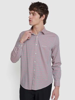 Ben Sherman - Classic Vichy Checkered Long Sleeve Shirt Pink