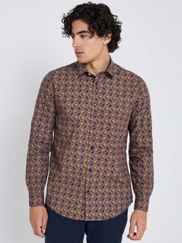 Ben Sherman - Circle Pattern Long Sleeve Shirt