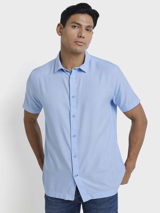 Ben Sherman Full Sleeves Regular Shirt Blue