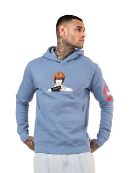 RHINO CULT - Men Death Note Hoodie Blue