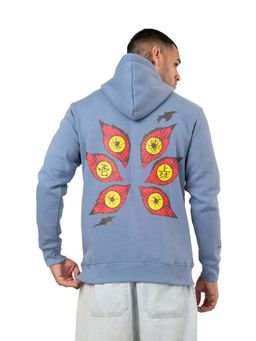 RHINO CULT - Men Kokushibo Deamon Hoodie Blue