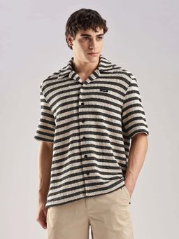 Calvin Klein - Striped Regular Fit Regular Shirt Multi-Color