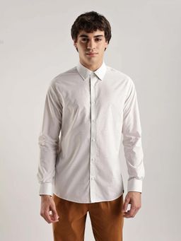 Calvin Klein - Solid Slim Fit Poplin Woven Shirt White