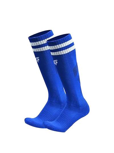 Unisex Bamboo Compression Boosts Blood Circulation Blue Socks