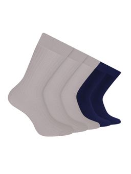 Footprints - Men Anti Odour & Breathable Cushioned Base Bamboo Multi-Color Socks (Pack of 5)