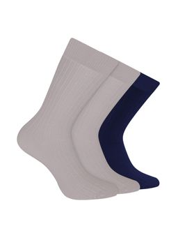 Footprints - Men Anti Odour & Breathable Cushioned Base Bamboo Multi-Color Socks (Pack of 3)