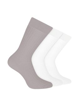 Footprints - Men Anti Odour & Breathable Cushioned Base Bamboo Multi-Color Socks (Pack of 3)