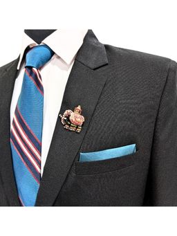 The Tie Hub - Majestic Elephant Brooch Jewel Accented Enamel Elephant Pin