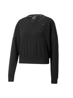 Puma - Safari Glam Crew Women Black Sweatshirt