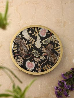 Revive Home - forest Design Decal Platter Multi-Color