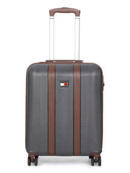 Tommy Hilfiger - Graphite B Hard Luggage Trolley Bag Textured Cargo Grey