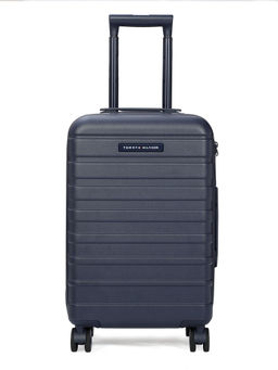 Tommy Hilfiger - Hoover Hard Luggage Trolley Bag Textured Cargo Navy