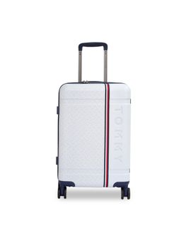 Tommy Hilfiger - Millennia Unisex Hard Luggage White 57.5 cm Trolley Bag (S)