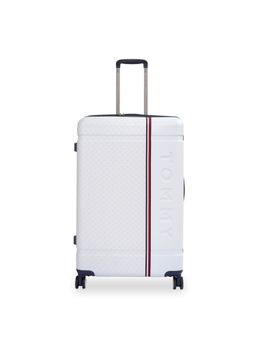 Tommy Hilfiger - Millennia Unisex Hard Luggage White 77.5 cm Trolley Bag (L)