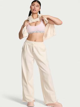 Victoria's Secret - Beige Solid Regular Fit Sweatpant