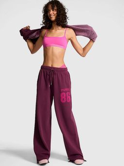 Victoria's Secret - Purple Printed Regular Fit Sweatpant