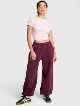 Victoria's Secret - Purple Solid Regular Fit Joggers