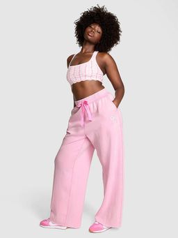 Victoria's Secret - Pink Solid Regular Fit Sweatpant