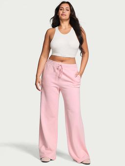 Victoria's Secret - Pink Solid Regular Fit Sweatpant