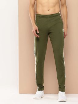 Alcis - Olive Stripes Regular Fit Trackpant