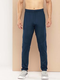 Alcis - Navy Blue Solid Regular Fit Trackpant