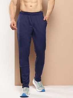 Alcis - Navy Blue Solid Slim Fit Trackpant