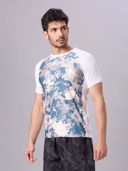 AESTHETIC NATION - Multi-Color Printed Slim Fit T-Shirt