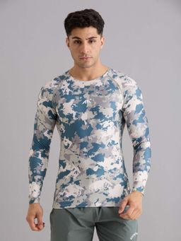 AESTHETIC NATION - Multi-Color Printed Slim Fit T-Shirt