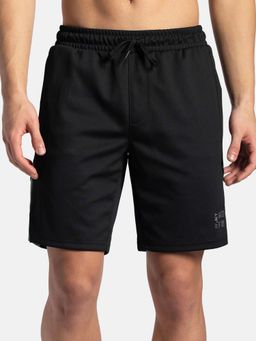 Jockey - MV52 Men Recycled Microfiber Straight Fit Active Wear Shorts - Black & Green
