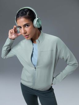 Technosport - Grey Solid Regular Fit Jacket