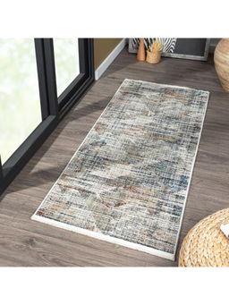 OBSESSIONS - Power Loomed Anti Static Bedside Runner, Cream (2x5 Feet)