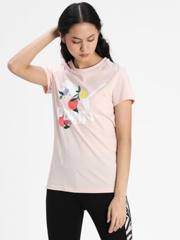 Puma - CG Graphic Womens Pink T-Shirt