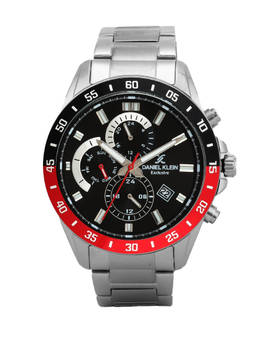 Daniel Klein - Analog Gunmetal Dial Men Watch- DK.1.12311-1