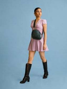 Miri - Green Pebble Sling Bag