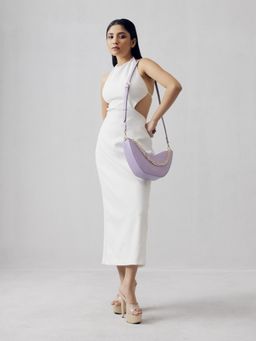 Mai Soli - Lavender Genuine Leather Erin Sling Bag