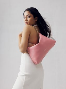 Mai Soli - Peach Genuine Leather Kim Shoulder Bag