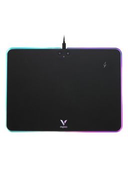 Rapoo - V10RGB RGB Wireless Charging Mousepad with Overcharge Protection & Non-Slip Silicone Bottom