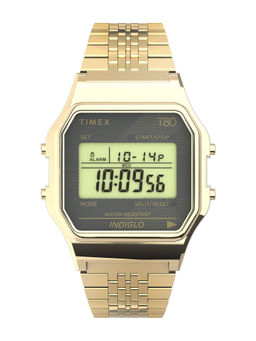 Timex - Lab Archive Black Dial Unisex Watch -TW2U93500