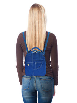 THE PURANI JEANS - Denim Jeans Pocket Backpack