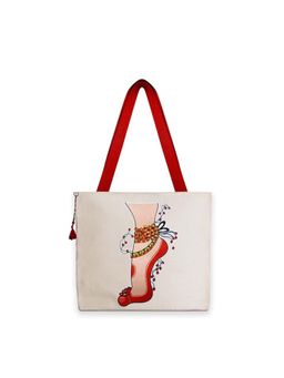 THE PURANI JEANS - Hand-Printed Classical Design-Reusable Tote Bag