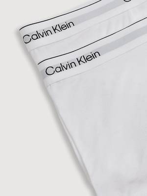 Buy Calvin Klein Men White Mid Rise Trunks (Pack of 2) XL