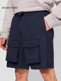 The Souled Store - Navy Blue Men Bermuda Shorts