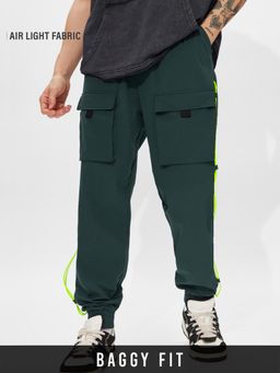 The Souled Store - Dark Green Men Joggers