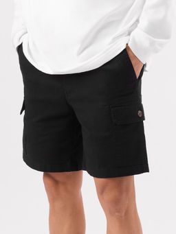The Souled Store - Solid Deep Black Men Shorts