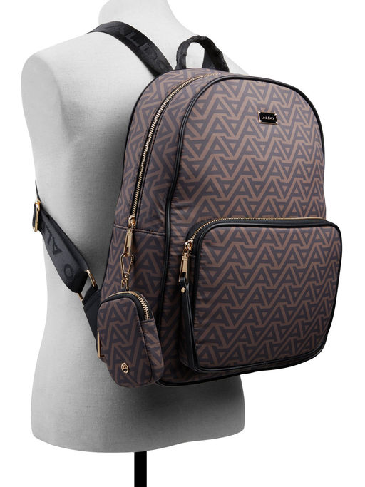 Mini Backpack Aldo Backpack Purse Buy Aldo Womens Brown Printed Backpack  With Coin Pouch (Set Of